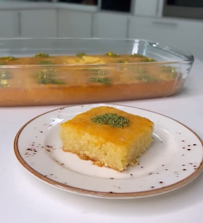 البسبوسه امتياز الجيتاوي (بسبوسة بالقشطة امتياز الجيتاوي)